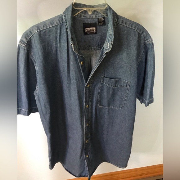 Premier International Other - Premier International Mens blue Jean shirt.  Size M. NWOT!